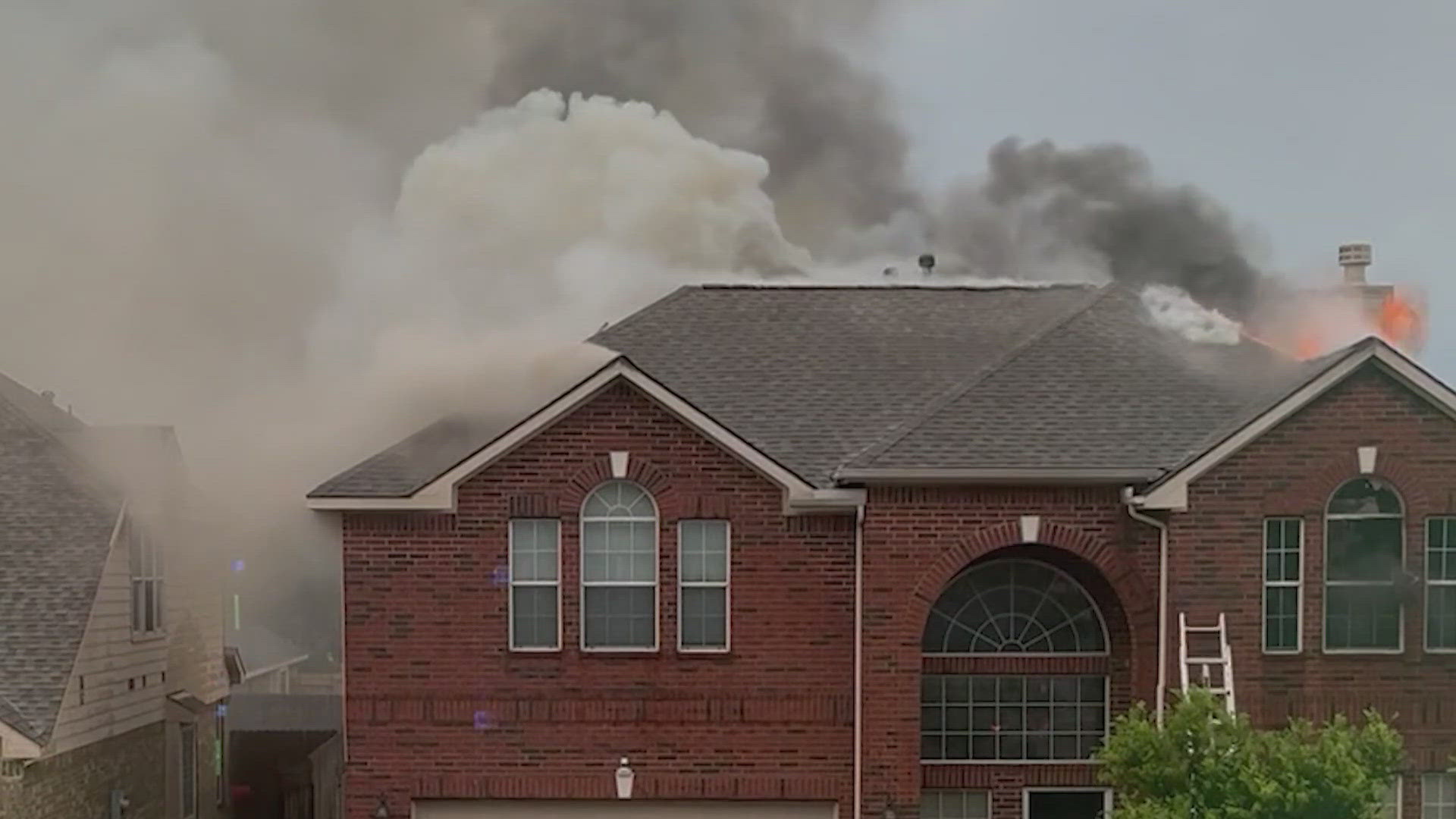 While the Westbrooks are devastated that their house took on heavy damage, they're grateful no one was injured.