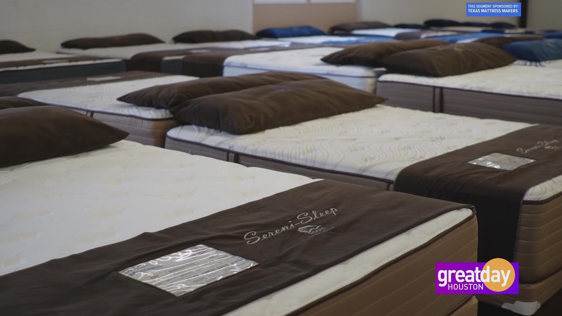 Texas Mattress Makers designs beds for you so you get a great night's sleep and wake up rested and ready.
