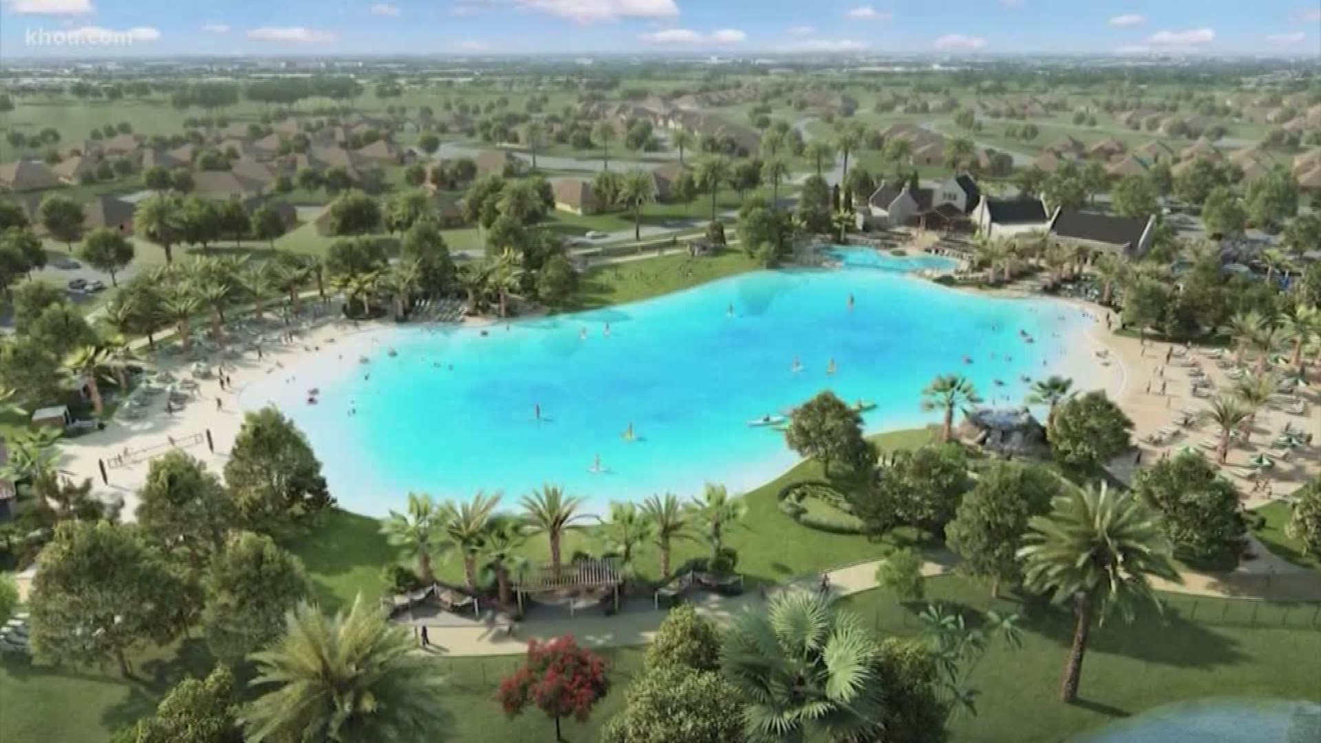 Another manmade Crystal Lagoon is coming soon to Galveston and it will be the biggest in Texas.