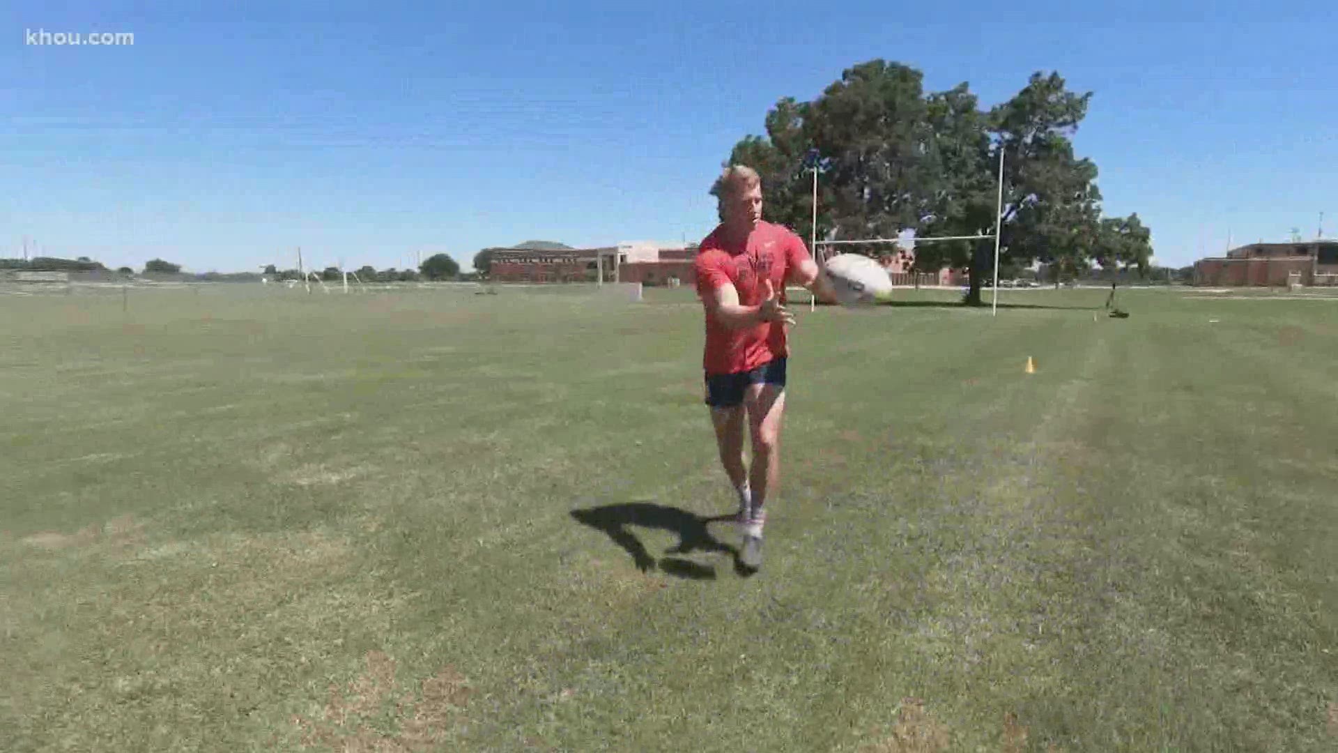 Bronson Teles, a rugby player from Richmond, hopes to make his mark by becoming the "J.J. Watt of professional rugby."