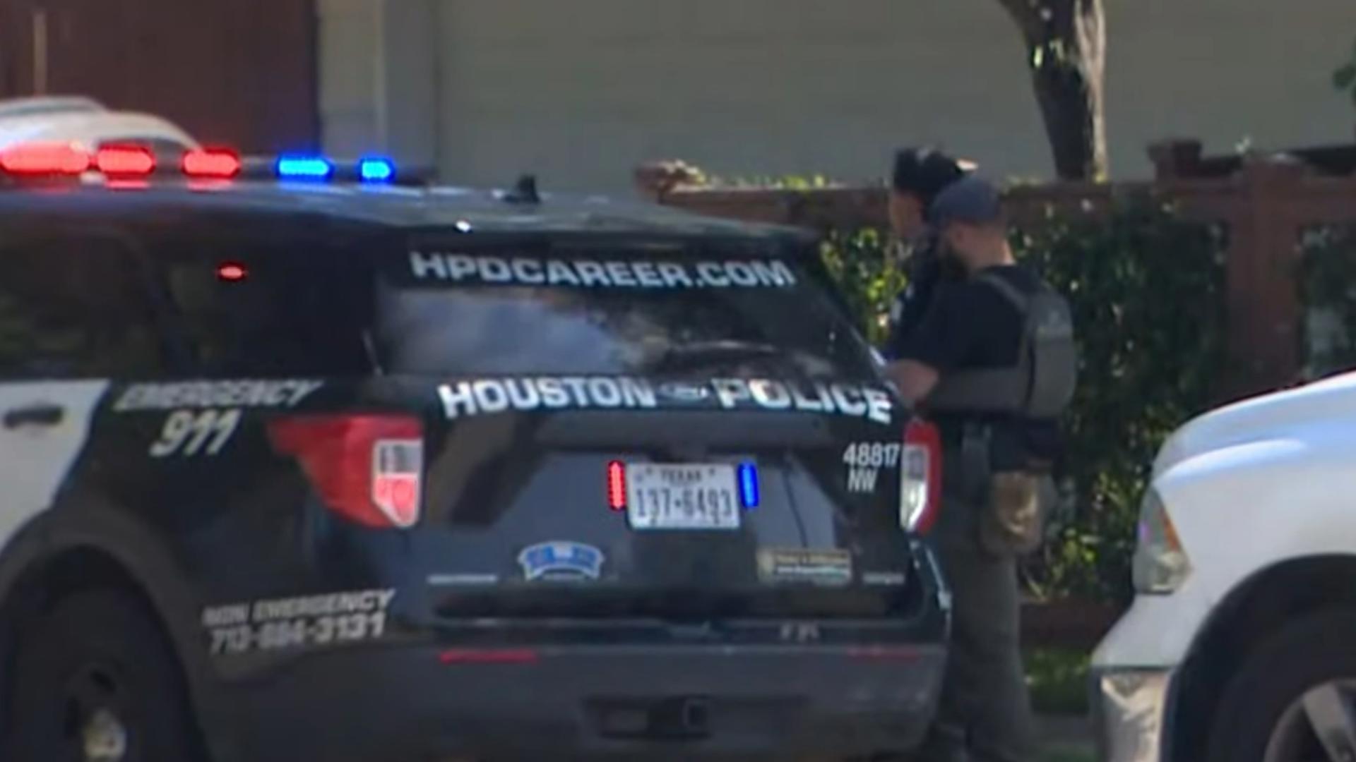 A police officer was shot in the Spring Branch area responding to a home invasion Tuesday morning, according to the Houston Police Department.