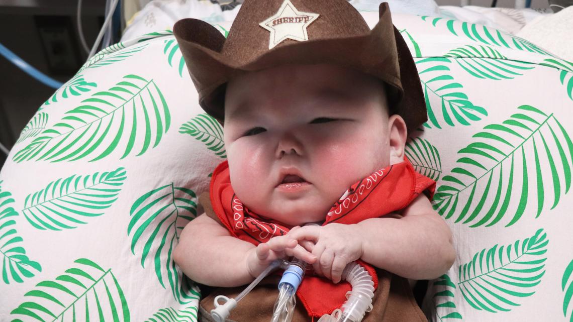 Bayi Texas Children’s NICU merayakan rodeo dengan pemotretan