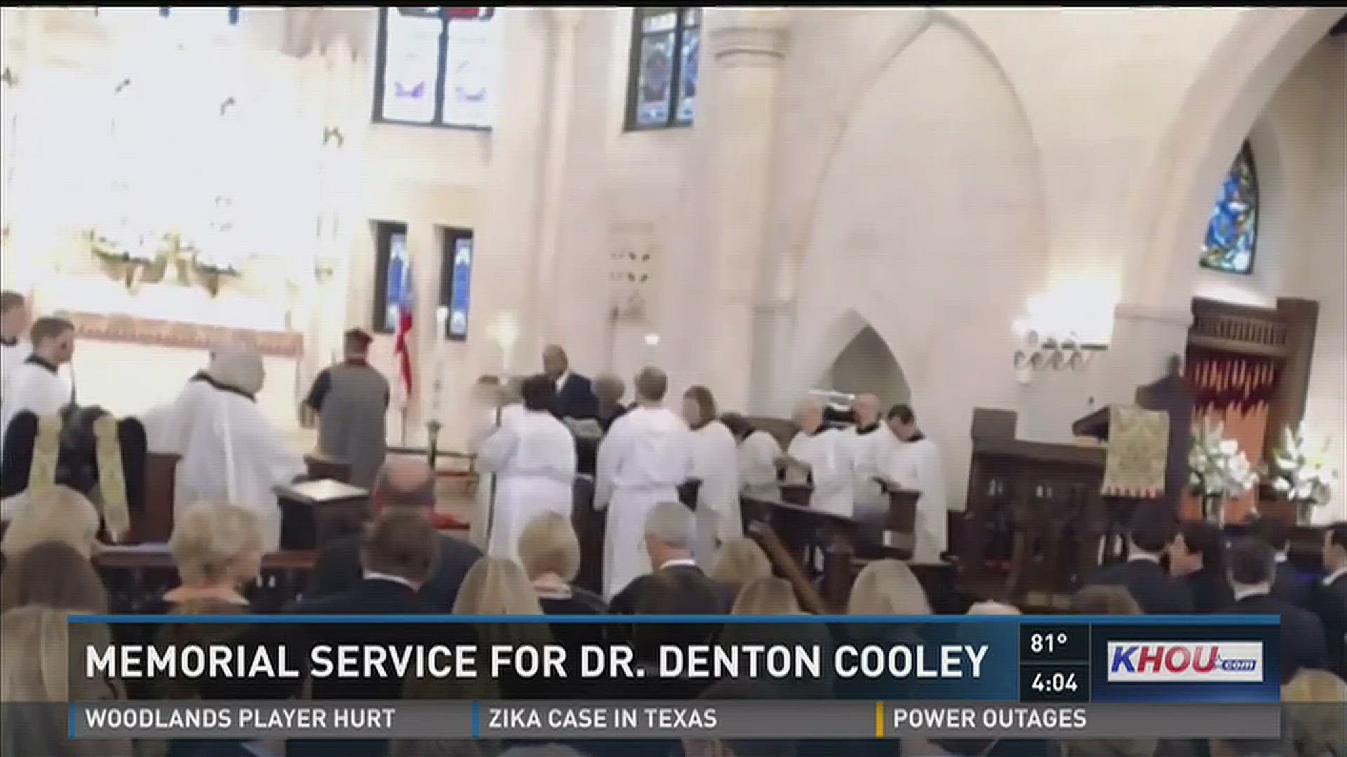 Dr. Cooley remembered at memorial service | khou.com