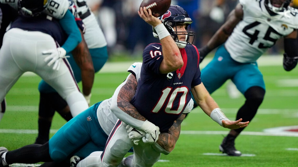 Jaguars trying to end 8-game skid against winless Texans