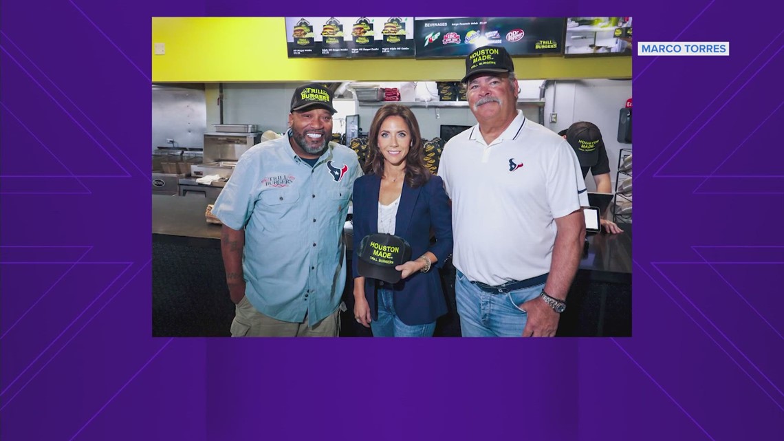 Trill Burgers at NRG Stadium during Houston Texans home games