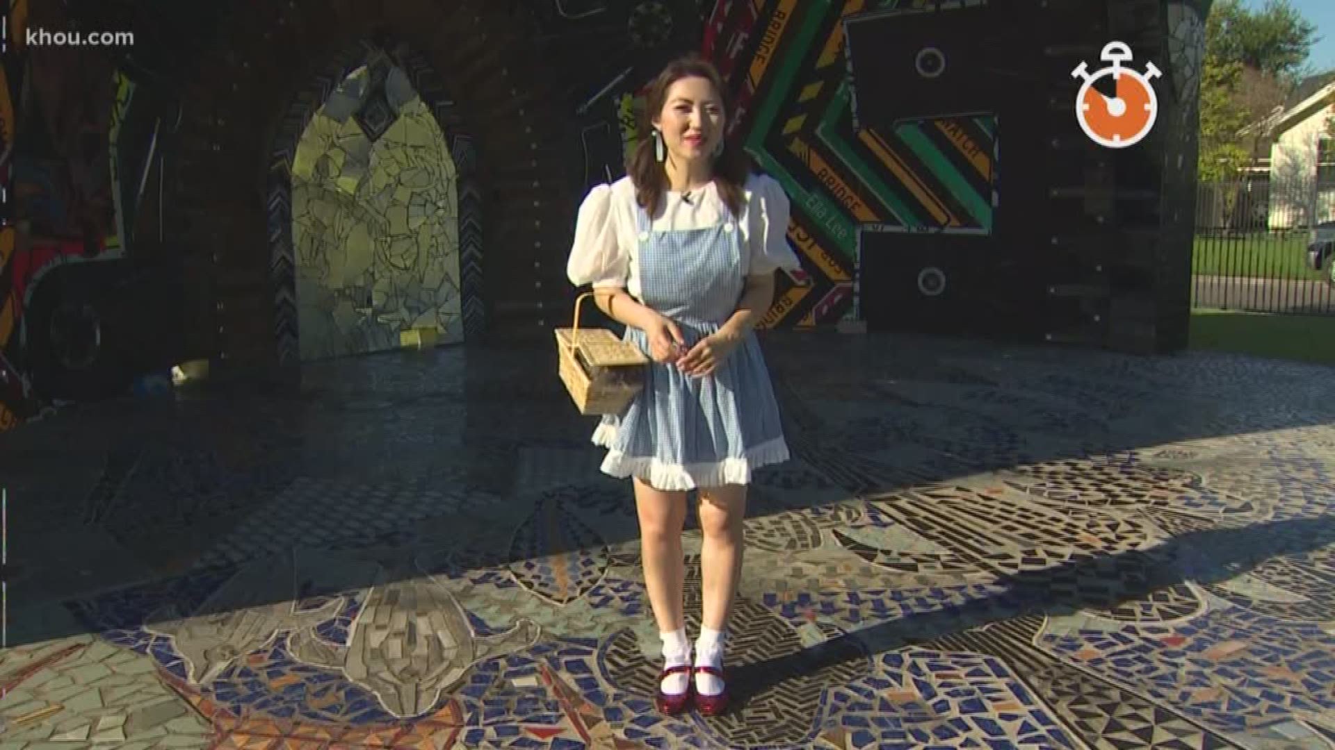 There's so many hidden gems around H-Town. For our newest HTOWN60 we checked out Smither Park in east Houston. This mosaic filled park was so whimsical, Michelle Choi got inspired to even dress up as Dorothy, to follow the mosaic filled road!
