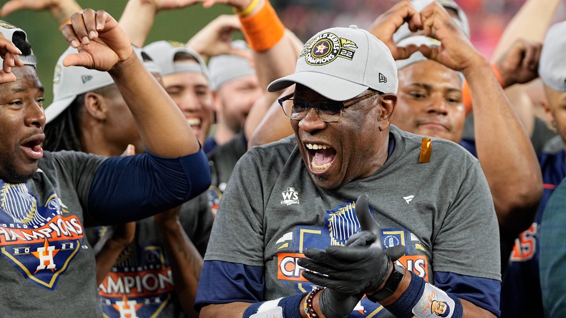 Dusty Baker wins first World Series title as manager