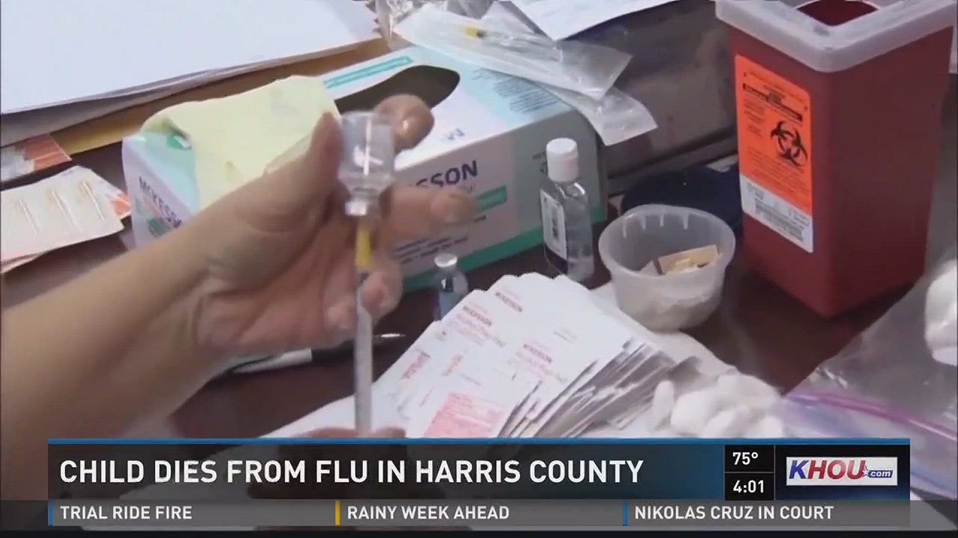 The first local flu-related death of a child has been confirmed by Harris County Public Health officials. The girl passed in February, according to HCPH. No other details have been released.According to information provided last week by the Centers for D