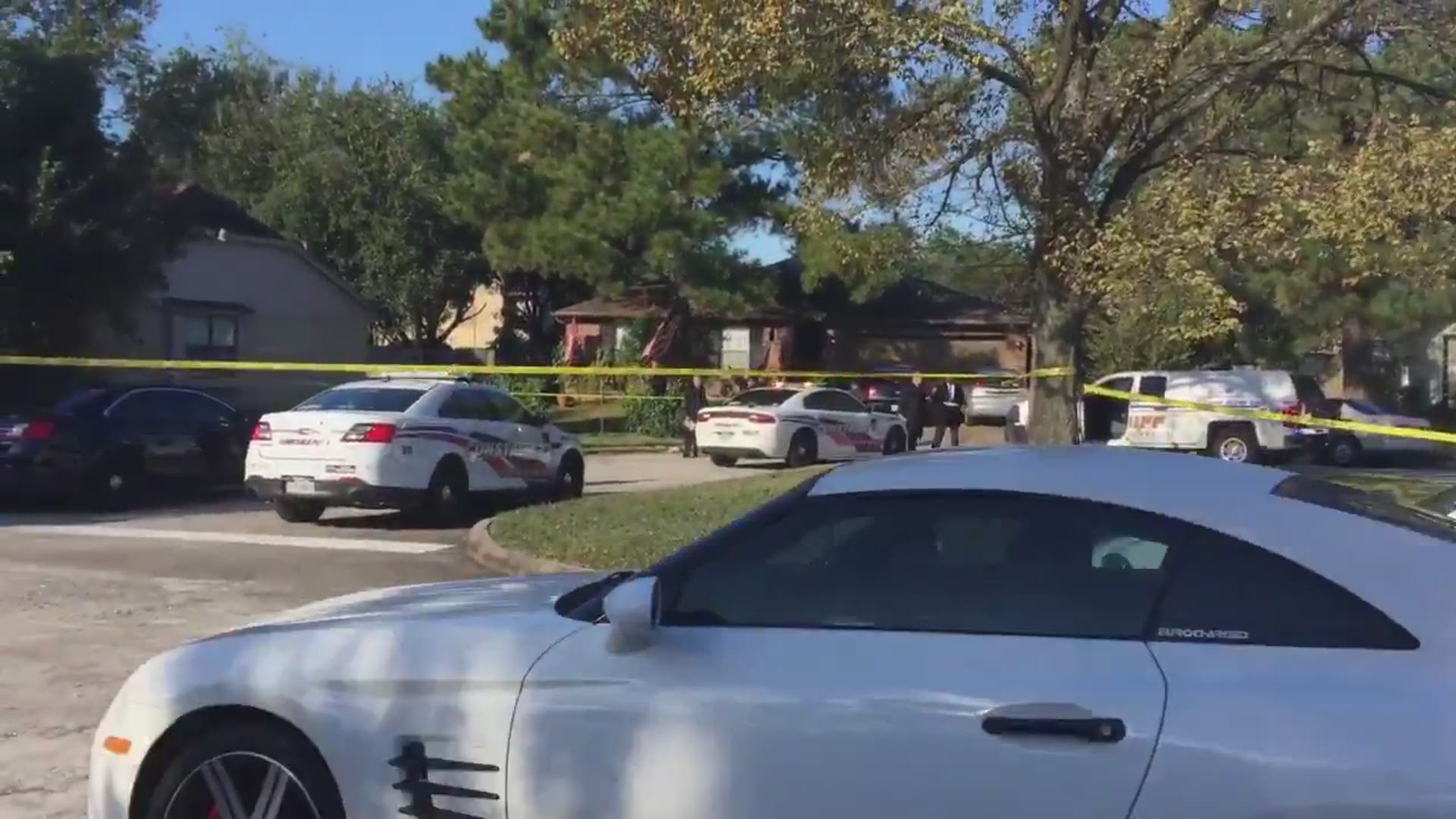 A former Harris County sheriff's deputy was shot and killed during a domestic disturbance at a Spring home early Wednesday.