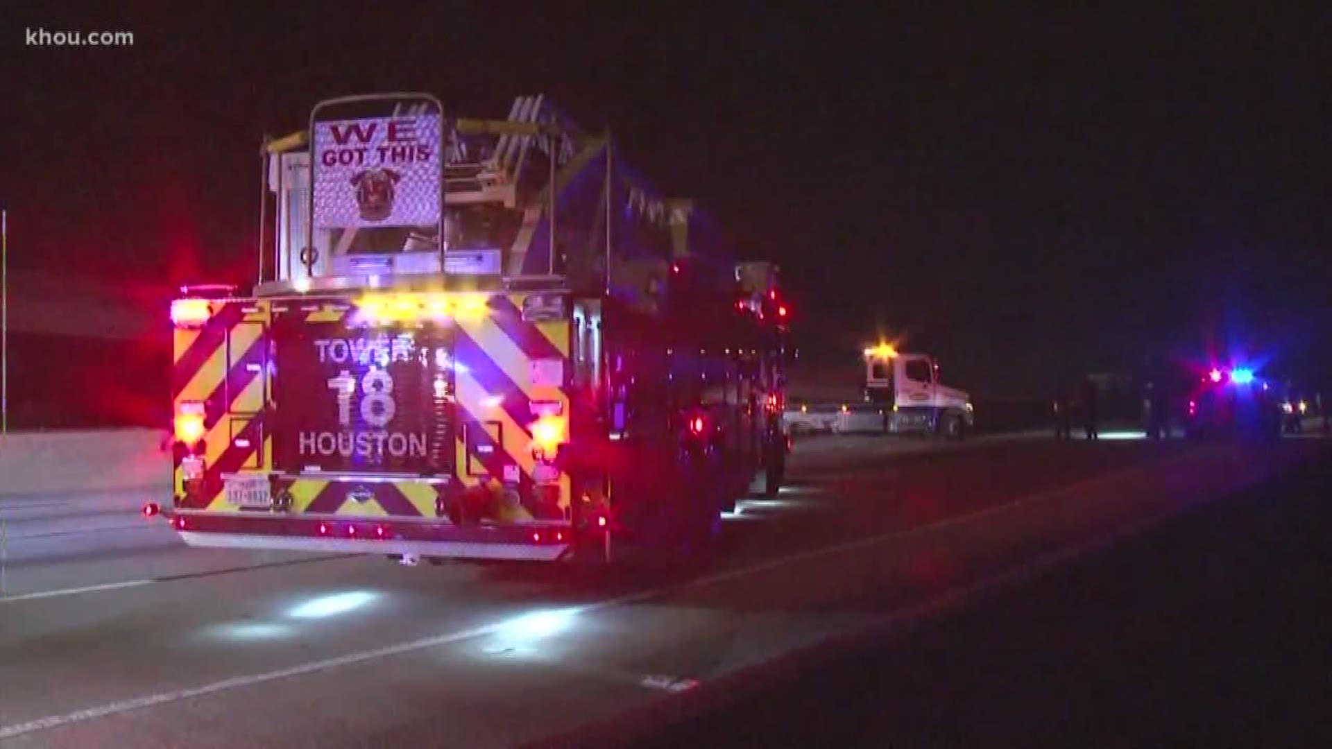 Woman dies after walking out in front of 18-wheeler on Gulf Freeway ...