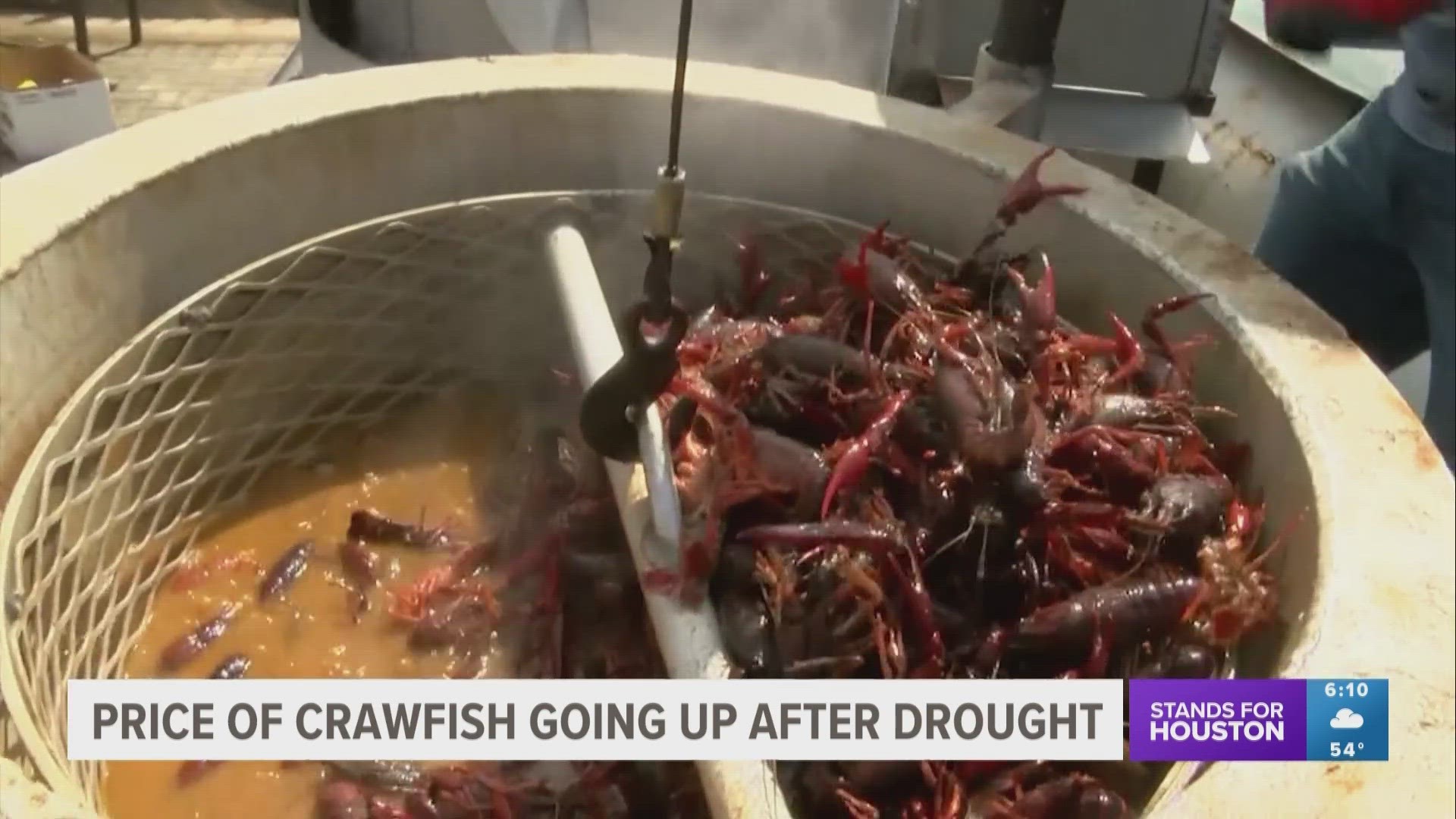 The price you typically pay for a 3-pound bag of crawfish may be a little more this season.