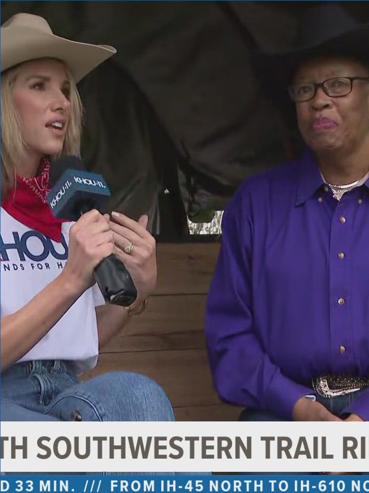 KHOU 11's Ilona Carson meets up with trail riders headed to the Houston ...