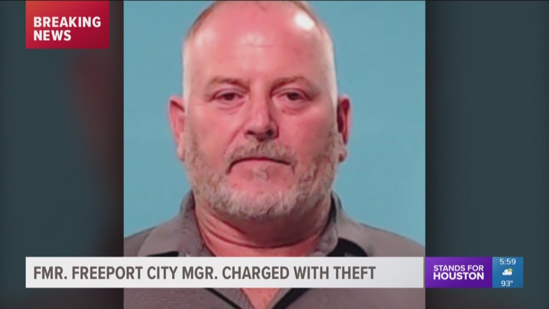 The former city manager of Freeport is accused of taking kickbacks and stealing hundreds of thousands from the city.