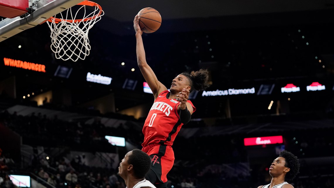 Rockets' Jalen Green plans to put on a show in NBA dunk contest