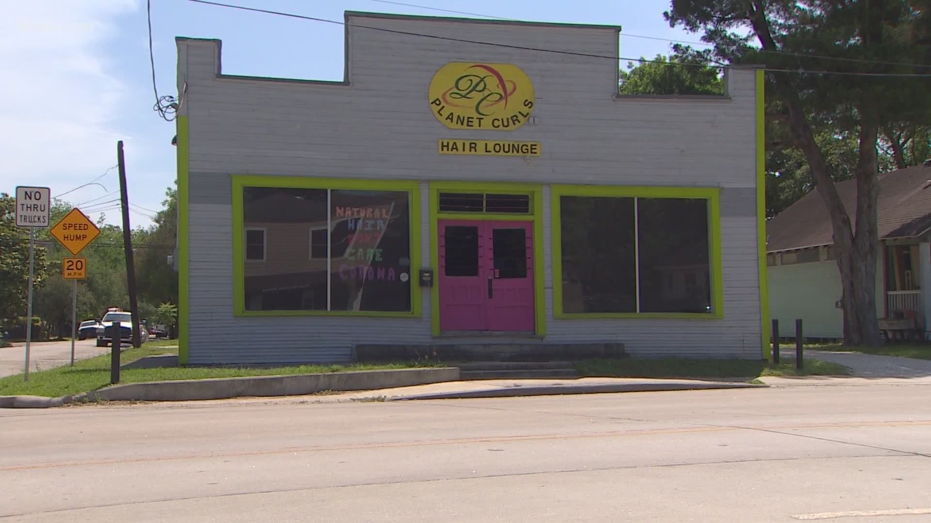 KHOU 11 visits a Houston beauty salon, where like their industry peers, stylists are working on safe ways to service customers before reopening.