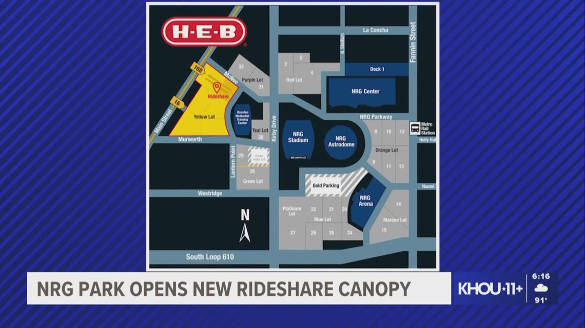 NRG Park opens new rideshare canopy | khou.com
