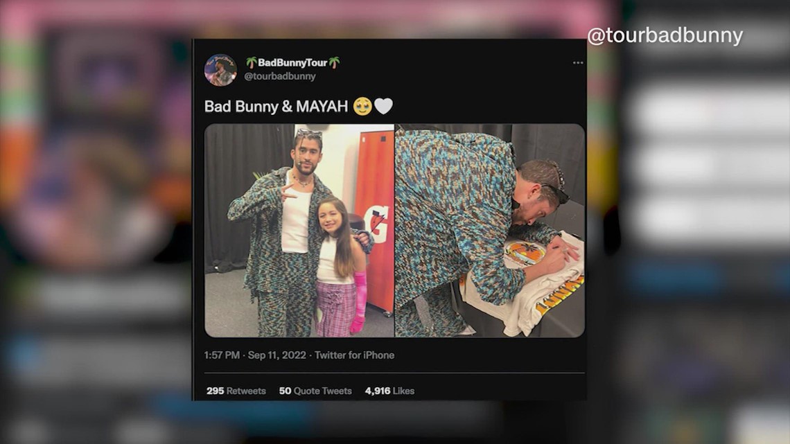 Bad Bunny invited a Uvalde survivor to his concert in North Texas. He also helped buy her a new home
