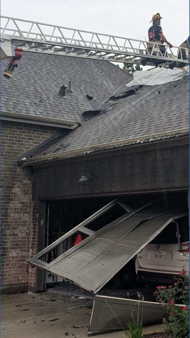 Lightning strike sparks house fire in Montgomery County | khou.com