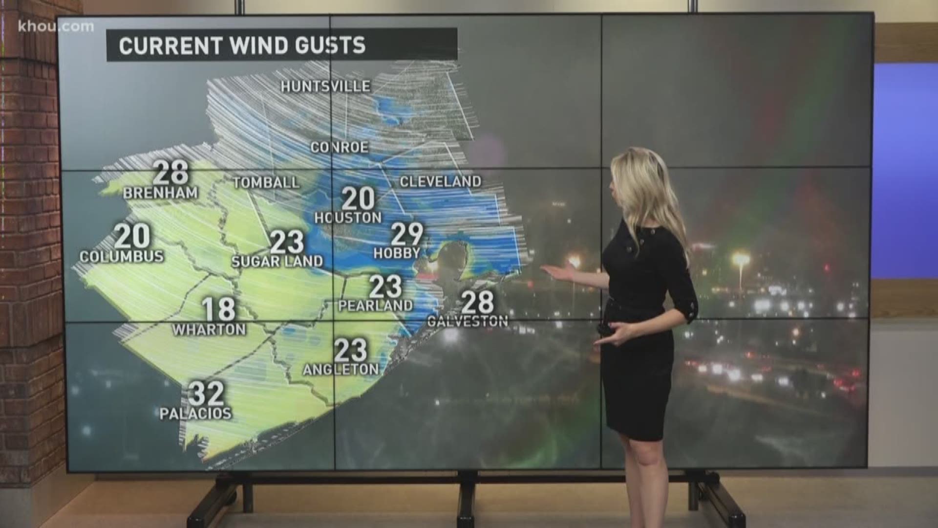 The winds will really pick up across southeast Texas in the coming hours. With wind gusts up to 45 mph Friday, we could see scattered power outages, downed tree branches and debris on the roadways.