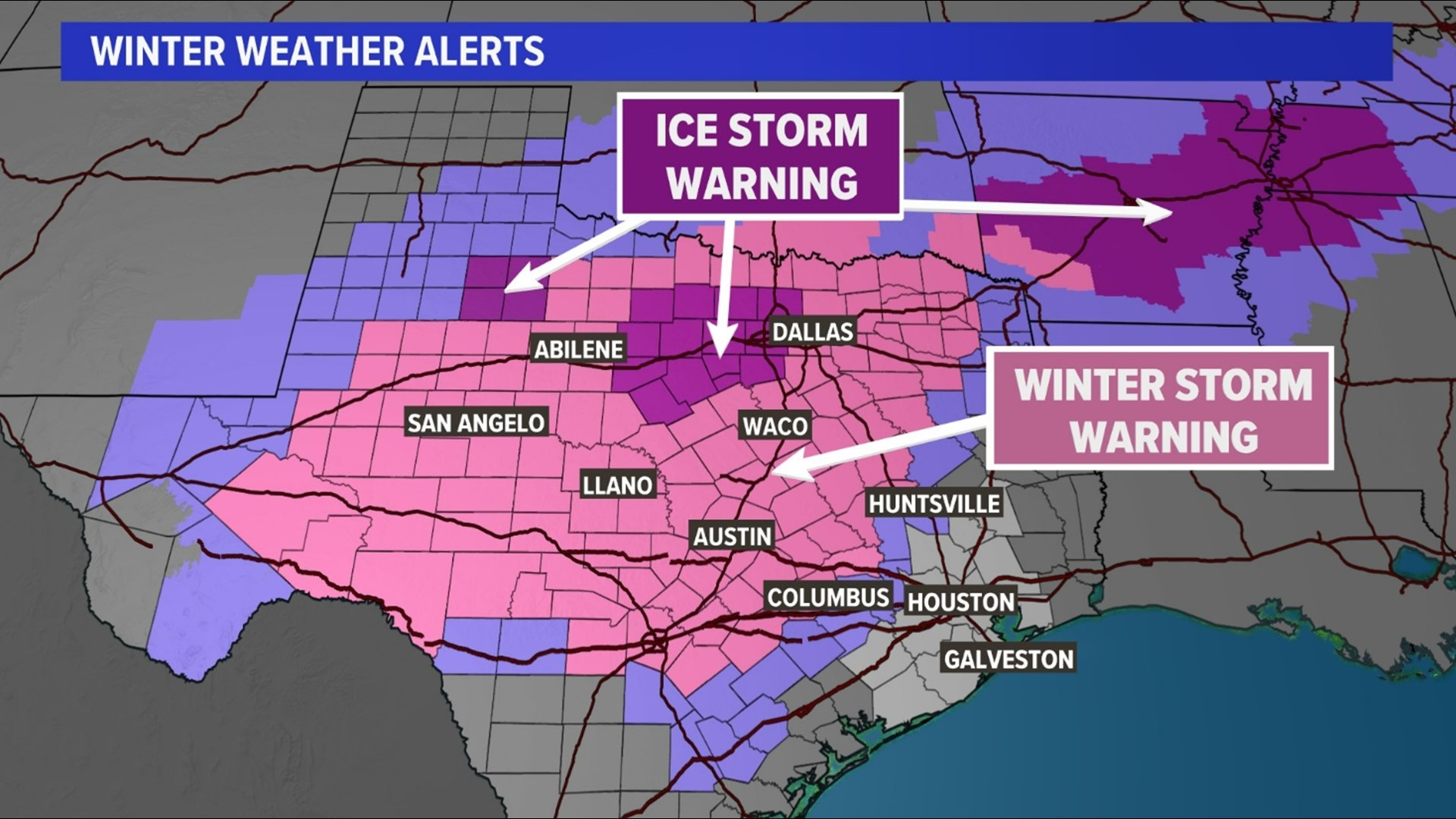 Winter Storm Texas Ice event unfolding for millions of Texans