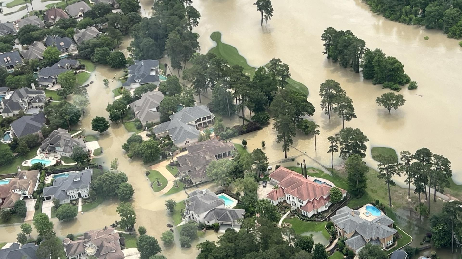 Houston and Texas flooding: Water rising expected rain Sunday | khou.com