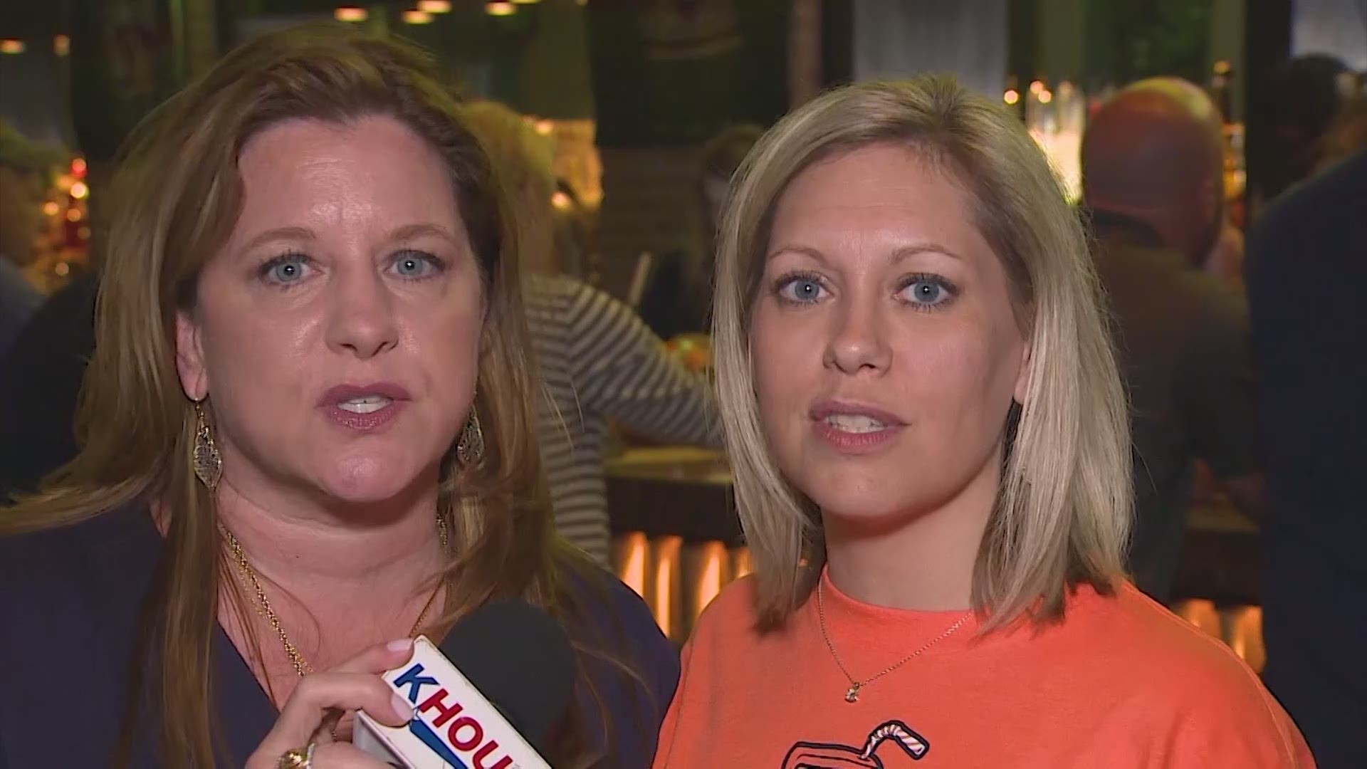 Fans who took in the Houston Astros' home opener against the Baltimore Orioles at Biggio's read a poem to their beloved team.