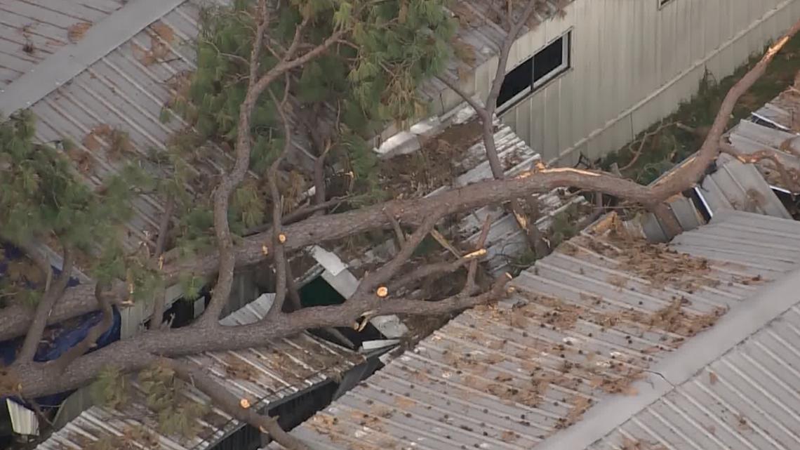 Hurricane Beryl causes damage to Sinclair Elementary School