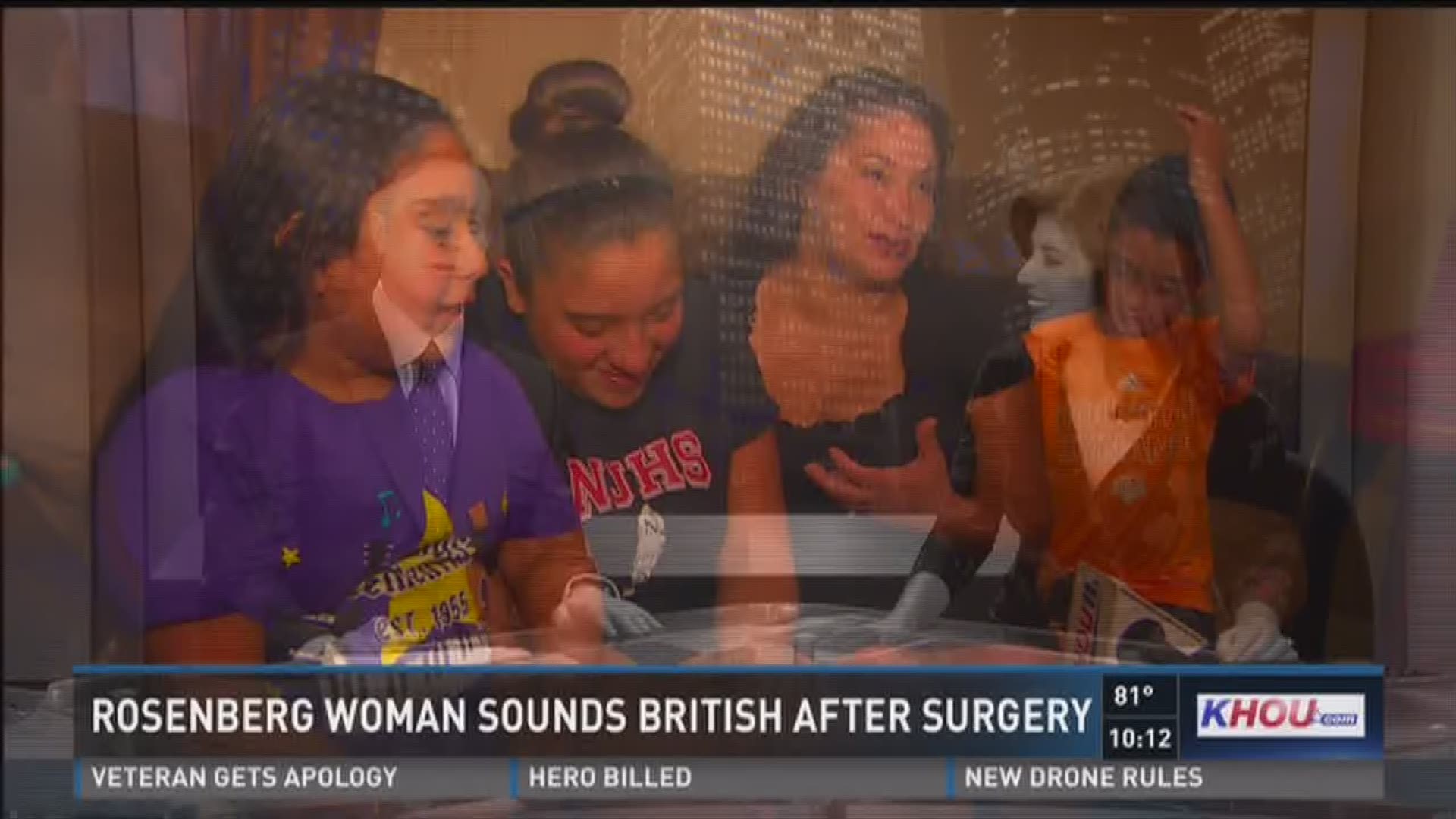A Rosenberg woman's speech dramatically changed after she underwent jaw surgery to fix an overbite.