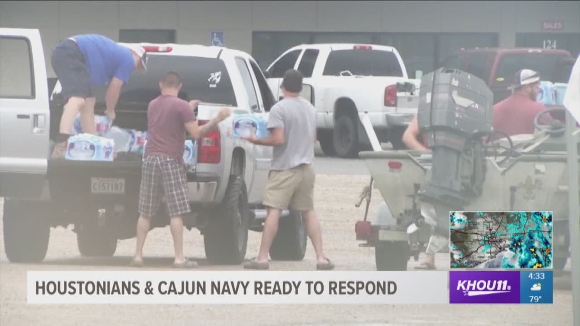 Dozens of Houstonians are getting their own boats and supplies ready for a possible tropical disturbance. 