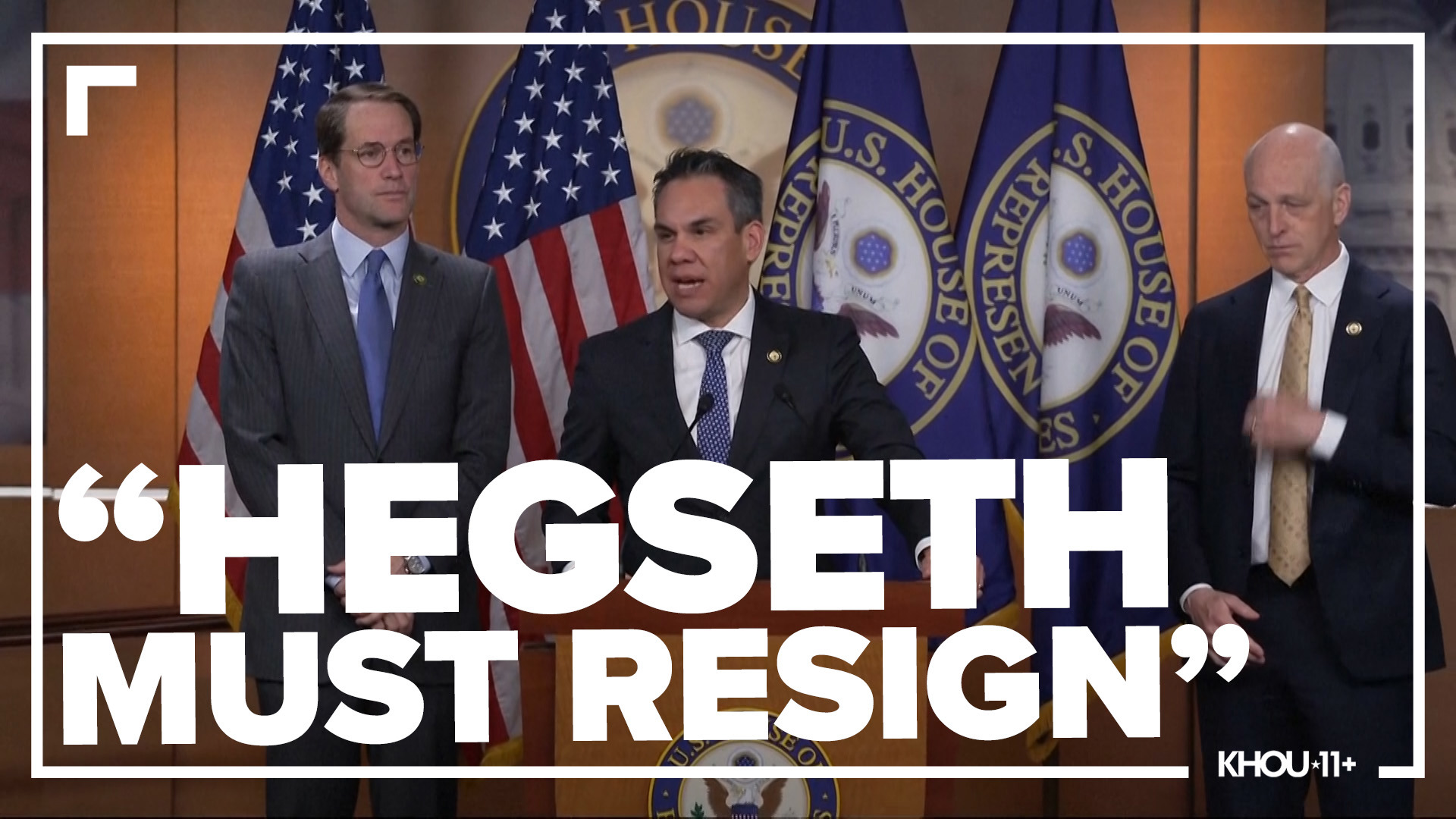 Democrat Aquilar called for Defense Secretary Pete Hegseth's firing after the Signal chat.
