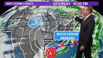 Houston forecast: Next storm chance comes later this week