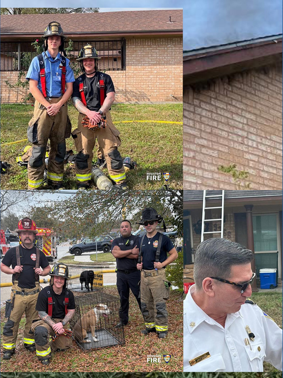 Houston firefighters battle three fires on Christmas Eve morning ...