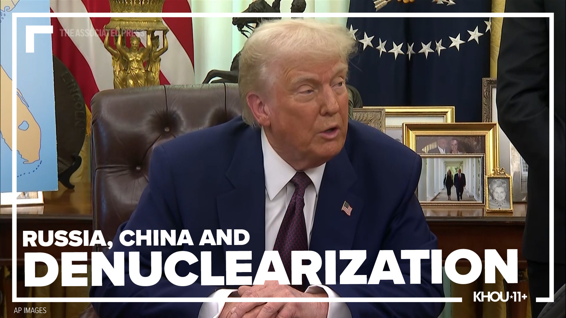 Trump forsees talks with Russia and China on denuclearization | khou.com