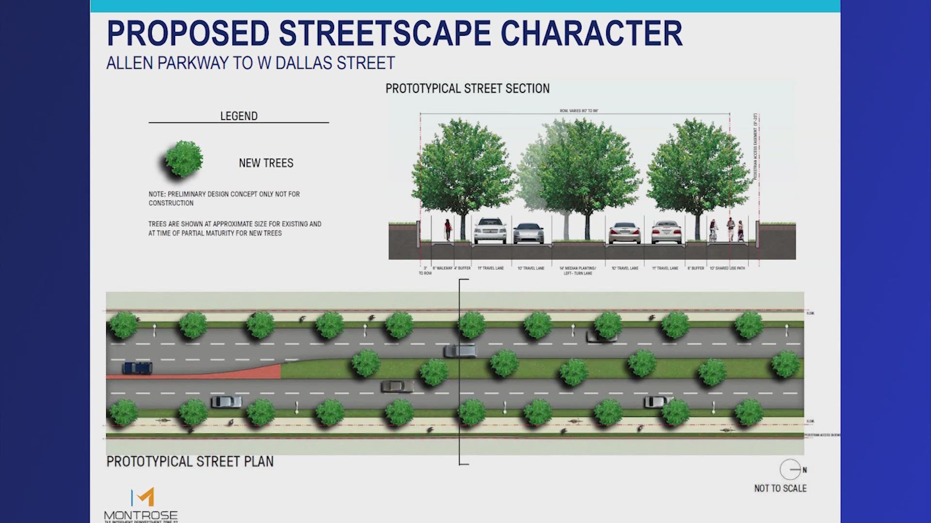 The $52 million plan is meant to improve road safety, make it more pedestrian-friendly and add drainage improvements.