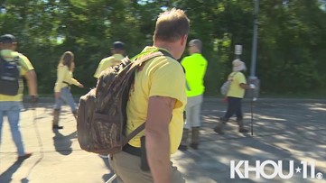 Raw video: Volunteers focus on Missouri City park in search for missing Houston mom Erica Hernandez