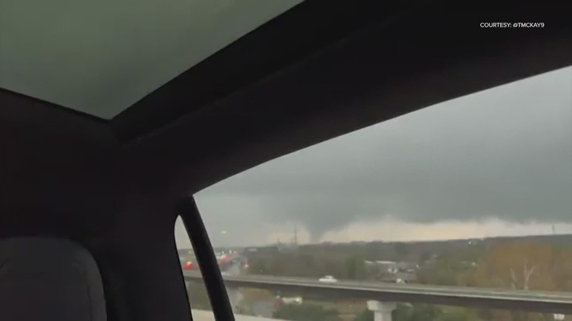 Foto dan video badai Houston, Texas dari 8 dan 9 Januari