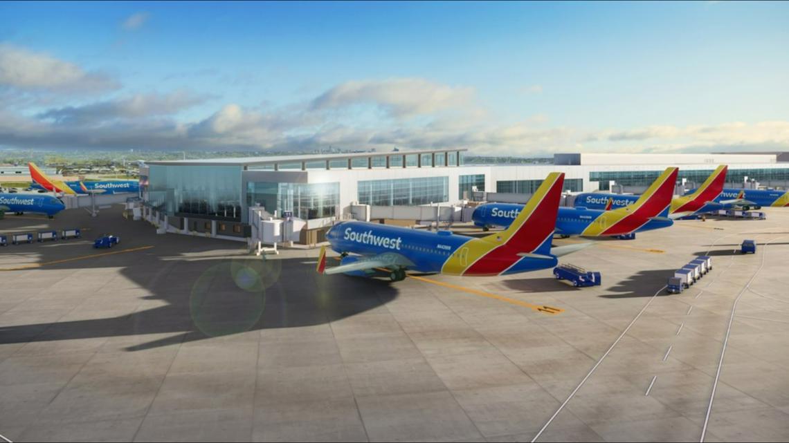 Hobby Airport expansion renderings: A look at the West Concourse | khou.com