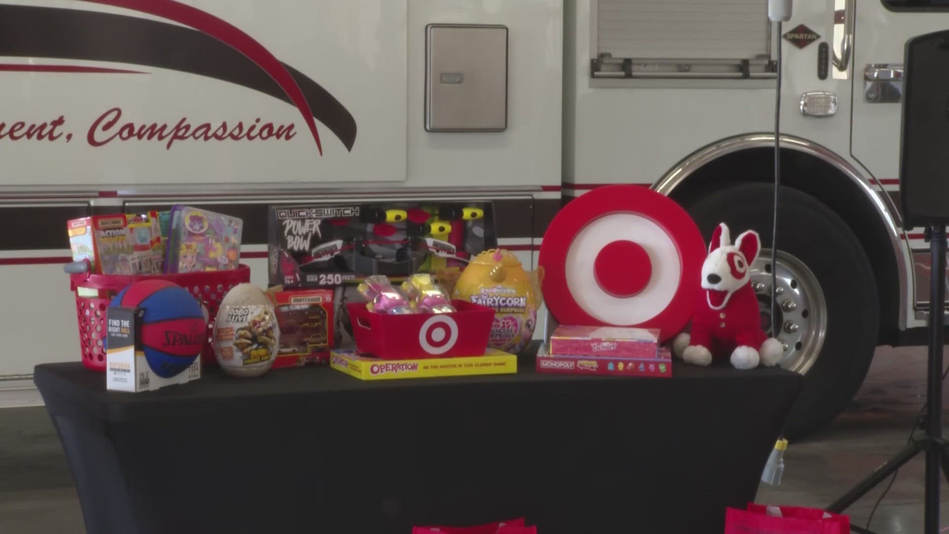 "Operation Stocking Stuffer" helps the fire department get toys to nearly 10,000 families during the holiday season