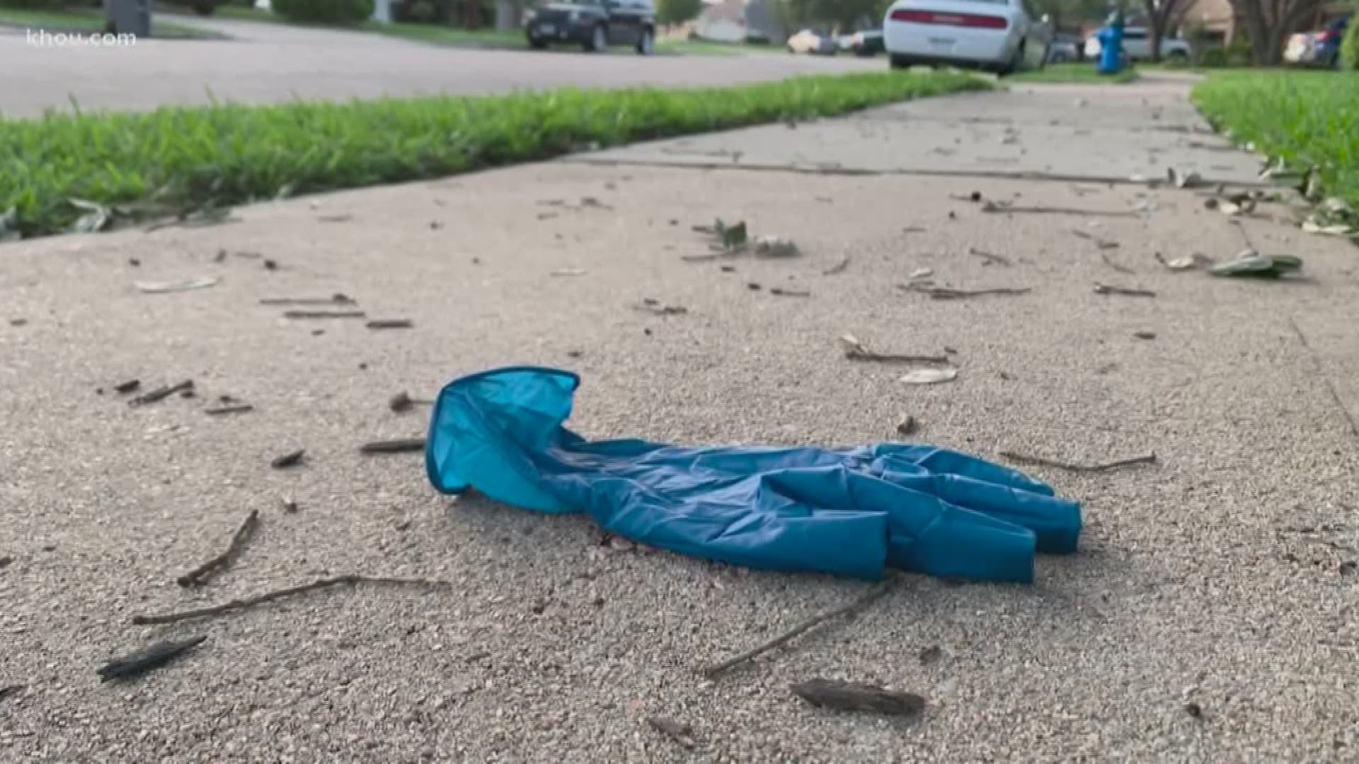 The Texas Department of Transportation said since recommendations to wear masks and gloves went out they’ve seen a spike in PPE litter in Houston and across Texas.
