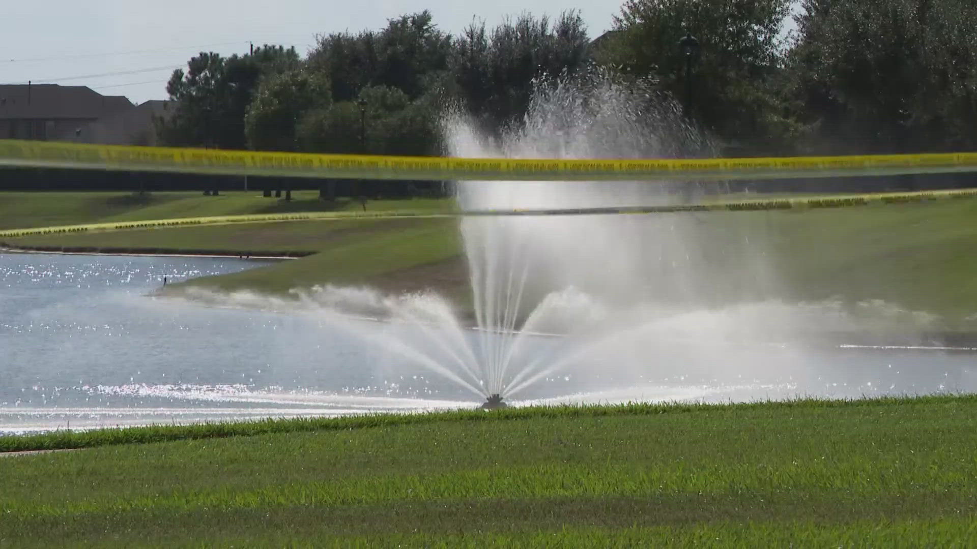 Deputy constables were called to the neighborhood in the Cypress area about the missing child. They found him in the pond.