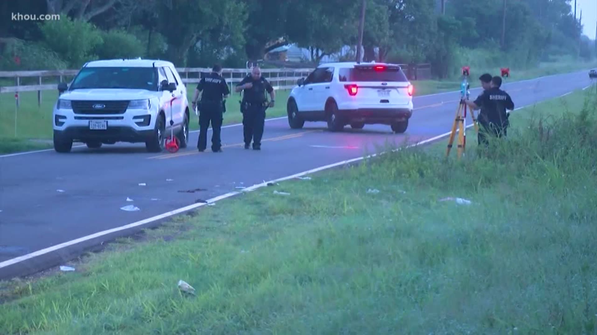 A girl who was fighting for her life after a crash in northwest Harris County has died. The girl was thrown from a car in the early morning hours Friday.