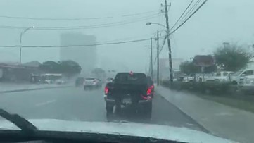 Westheimer at Chimney Rock rain