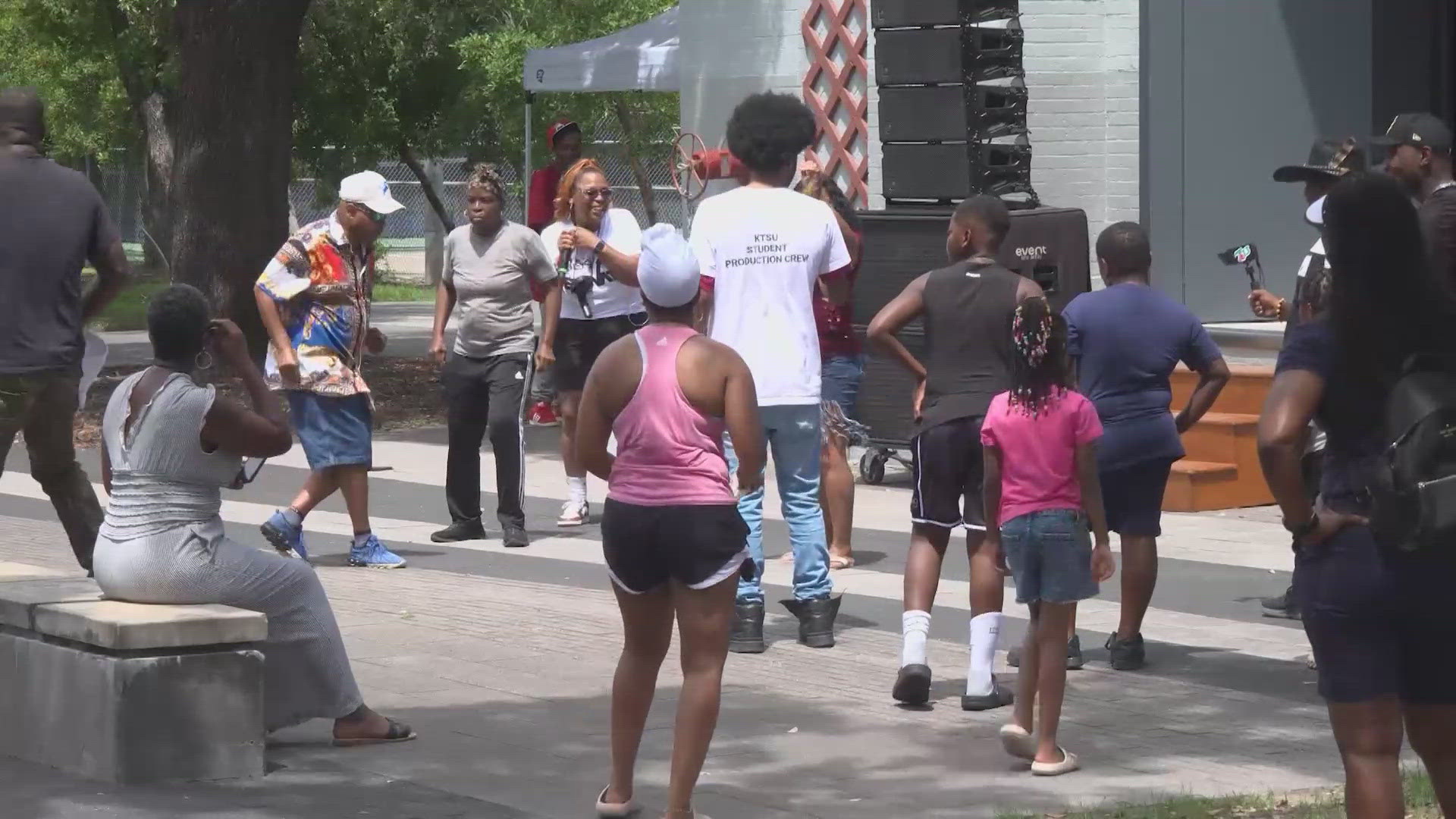 At the event, our Mia Gradney premiered a special trailer for this year's KHOU 11 Juneteenth documentary, "Kinfolk and Family."