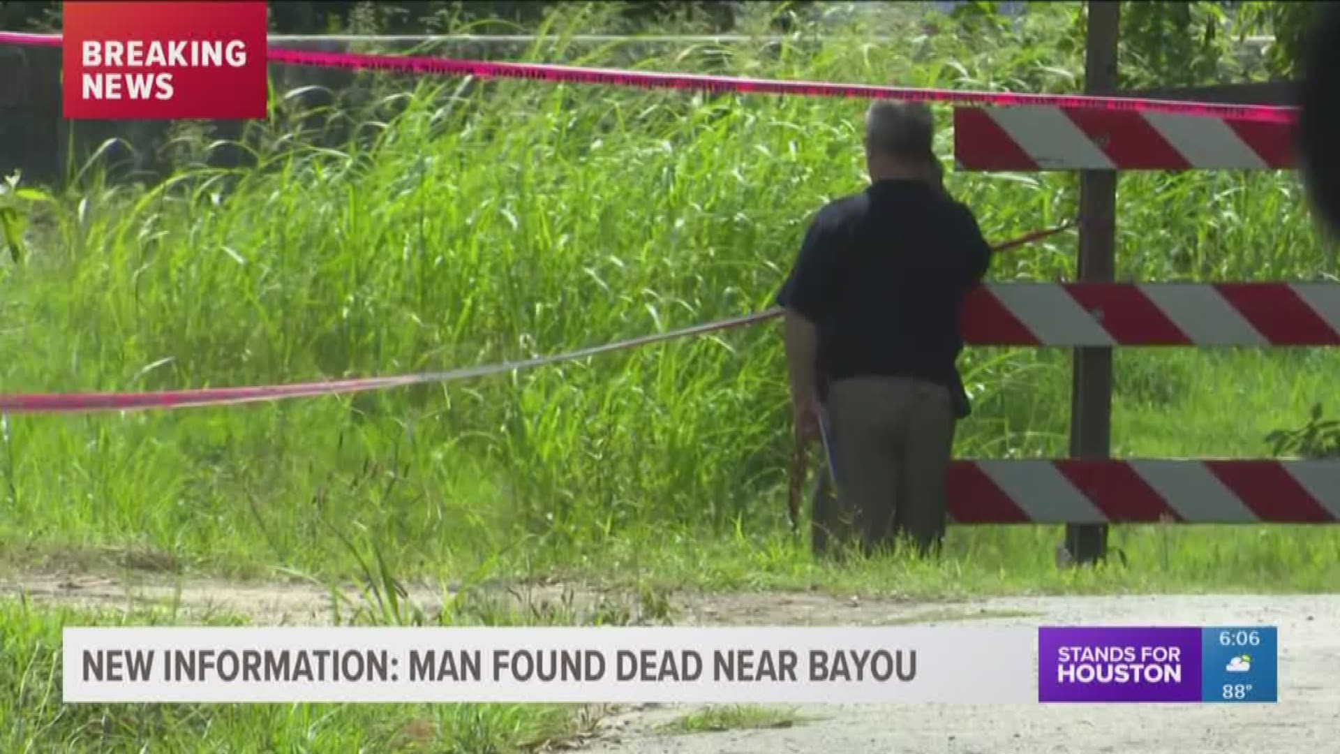 Houston Police are investigating after a body was found near a bayou in north Houston.