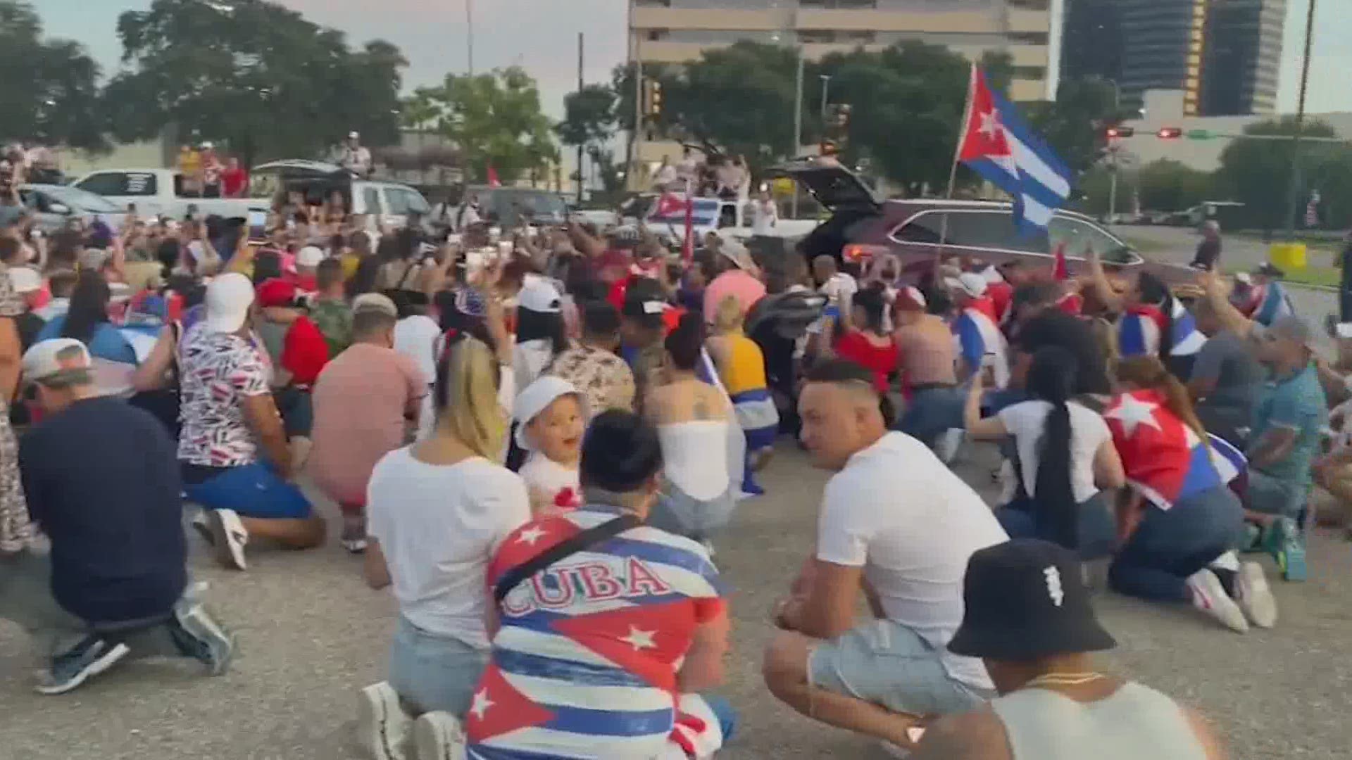 "Cubans don't have access to medical care. Cubans don't have transportation. Cubans practically don't have human rights. They don't live with dignity."