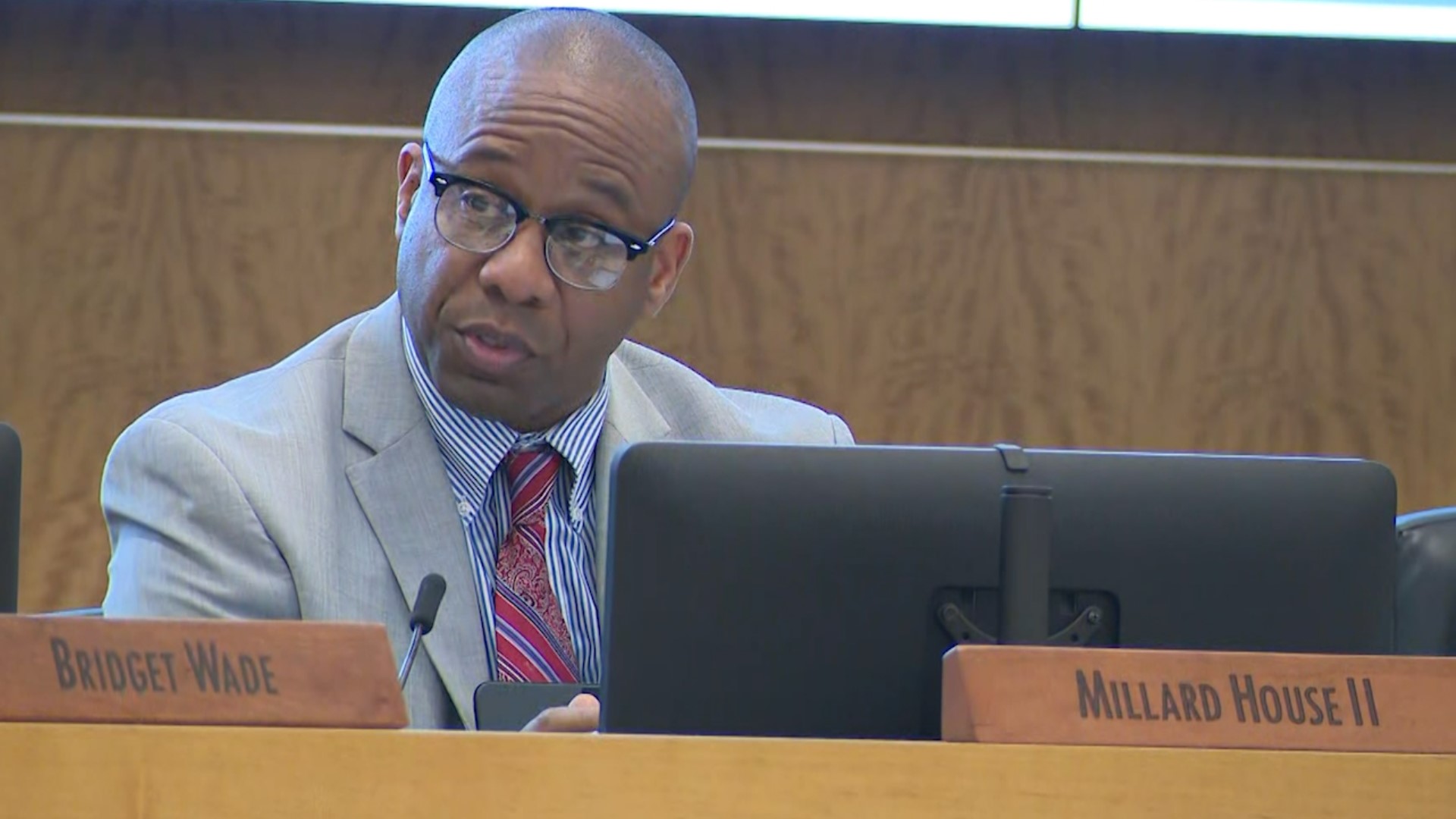 HISD Superintendent Millard House II had remained quiet about the news until Thursday when he made a short statement at the beginning of a board meeting.
