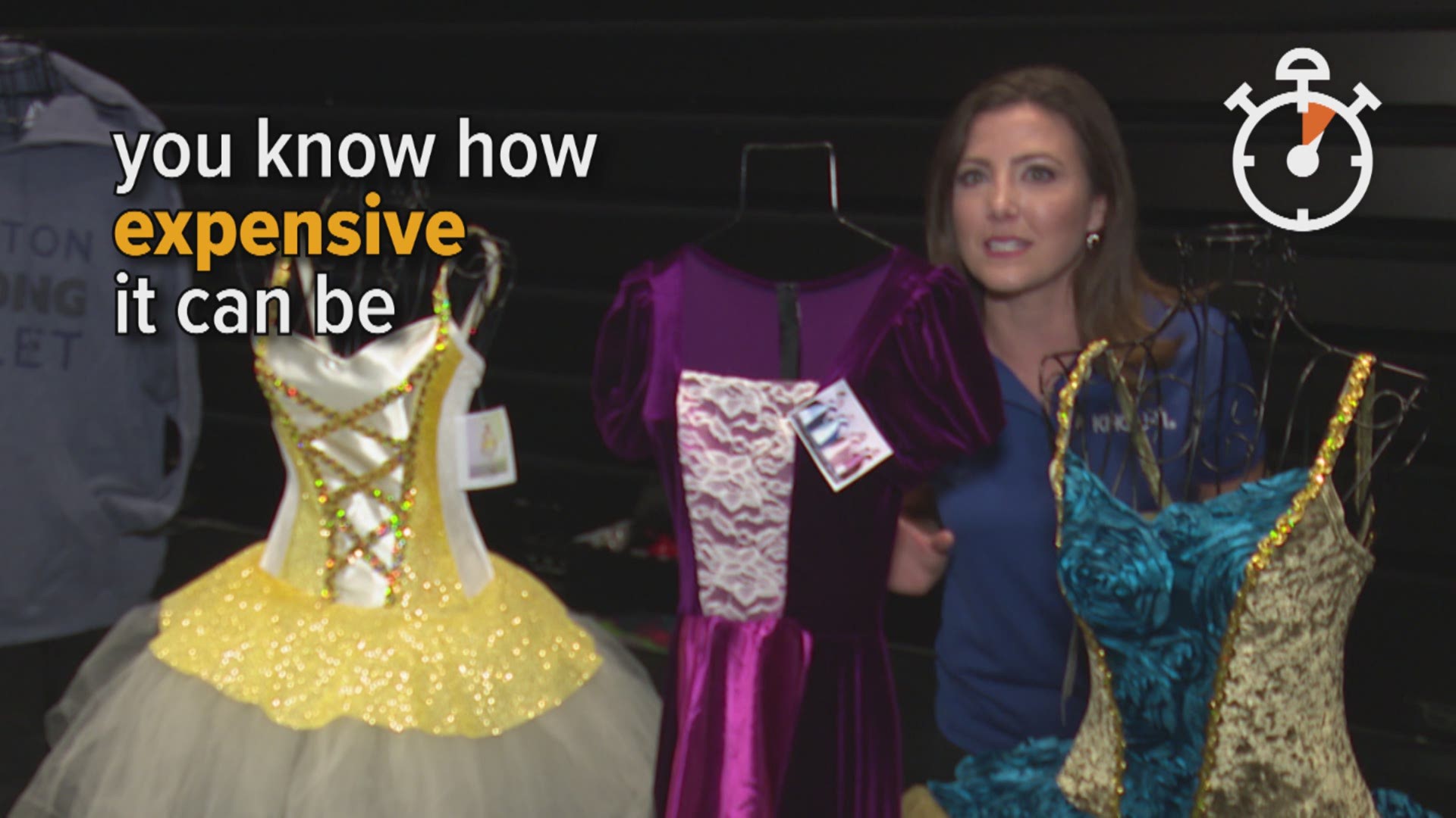 The idea behind the costume giveaway is similar to Supermarket Sweep.