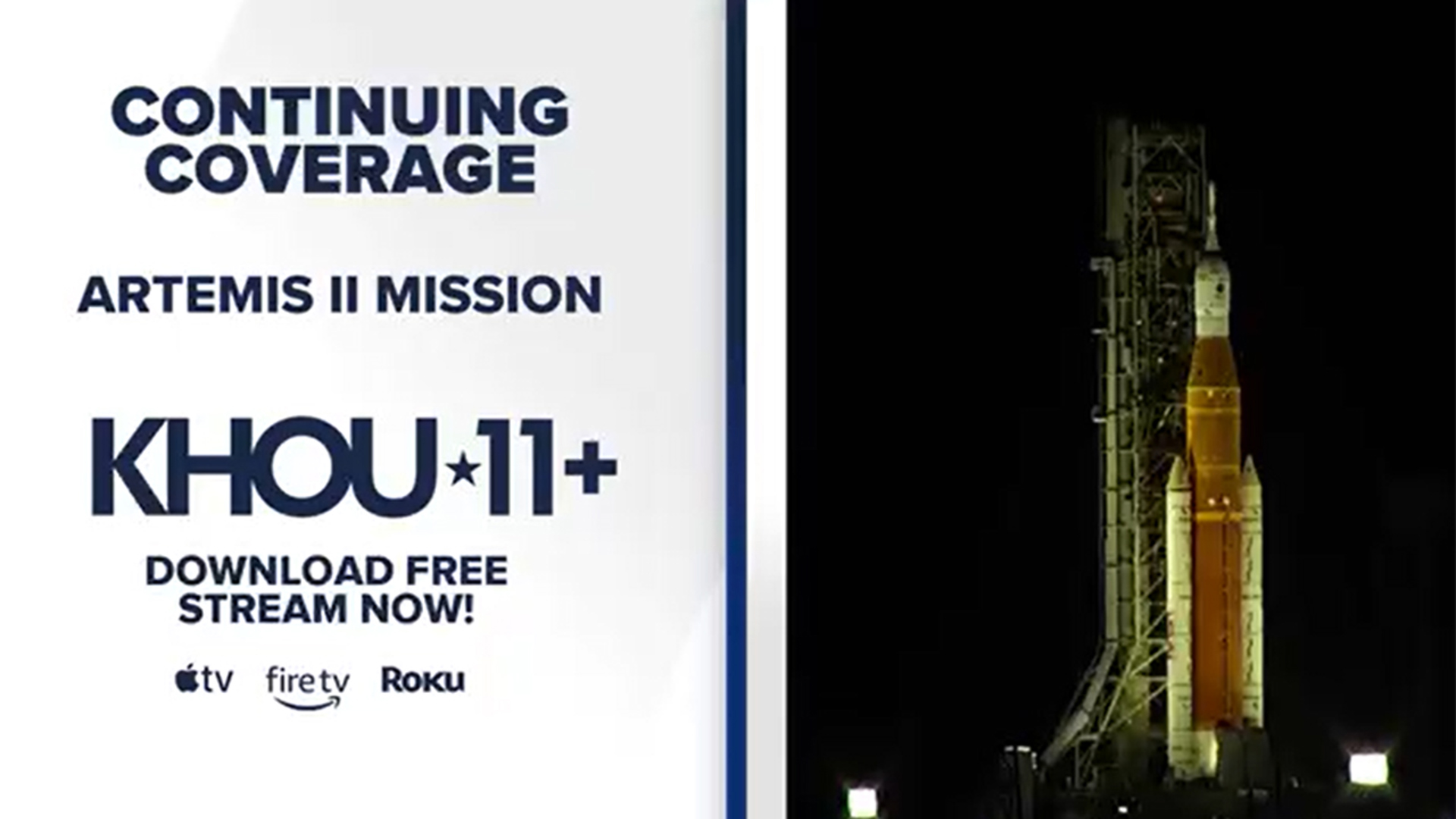 Artemis II moon mission blasts off today: How to watch live! | khou.com