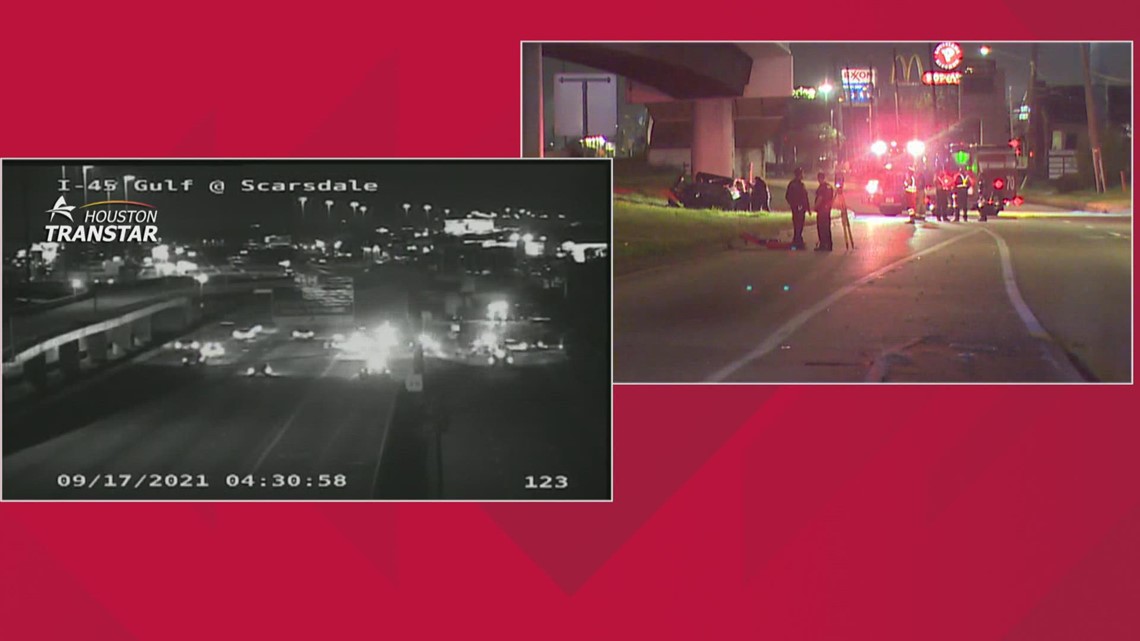 Deadly crash shuts down several lanes of Gulf Freeway near Beltway ...