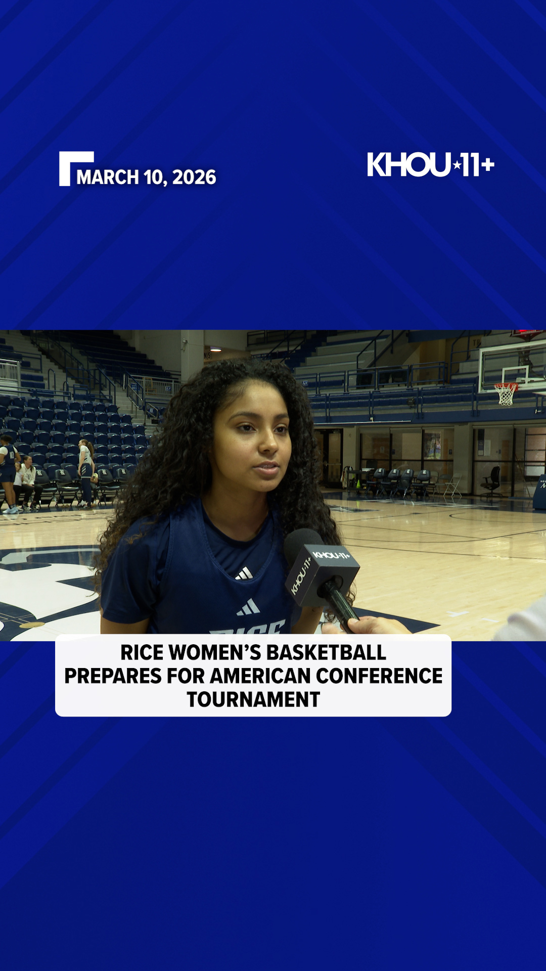Reggie Rice Basketball Tournament ready: Rice women's basketball | khou.com